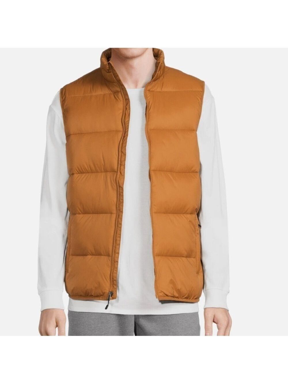 Swiss Tech Men's Tan Puffer Vest